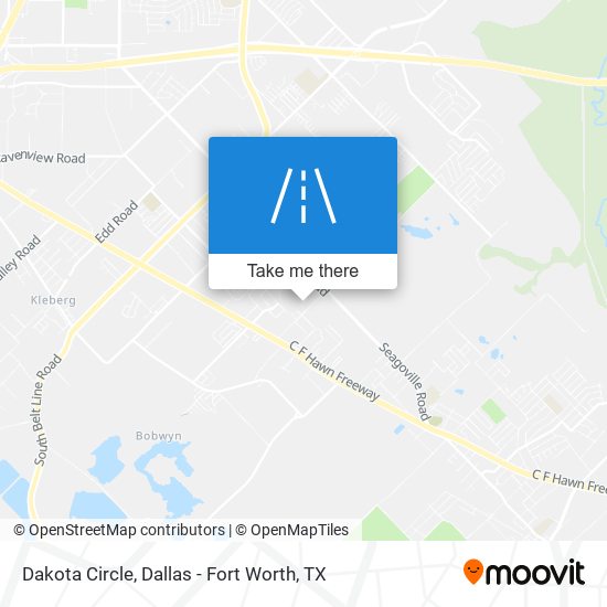 Dakota Circle map