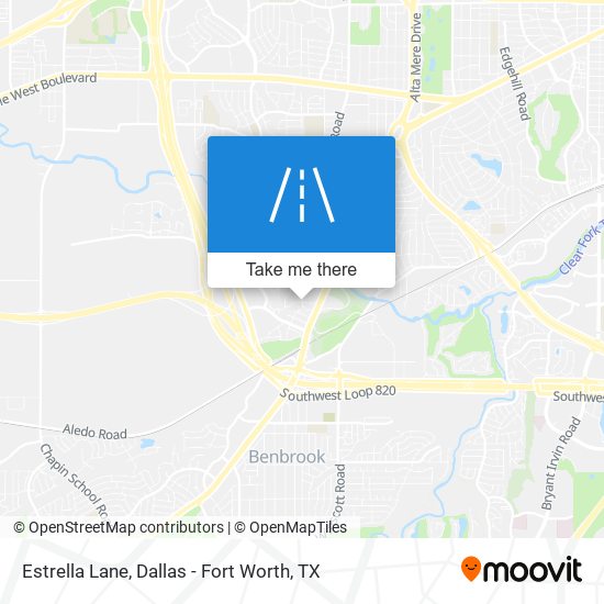 Estrella Lane map