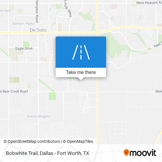 Bobwhite Trail map