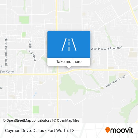 Cayman Drive map