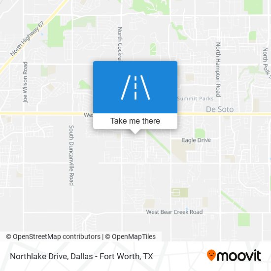 Northlake Drive map