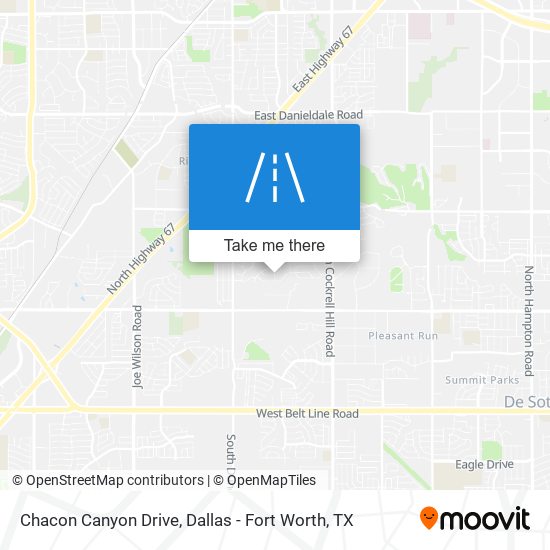 Mapa de Chacon Canyon Drive
