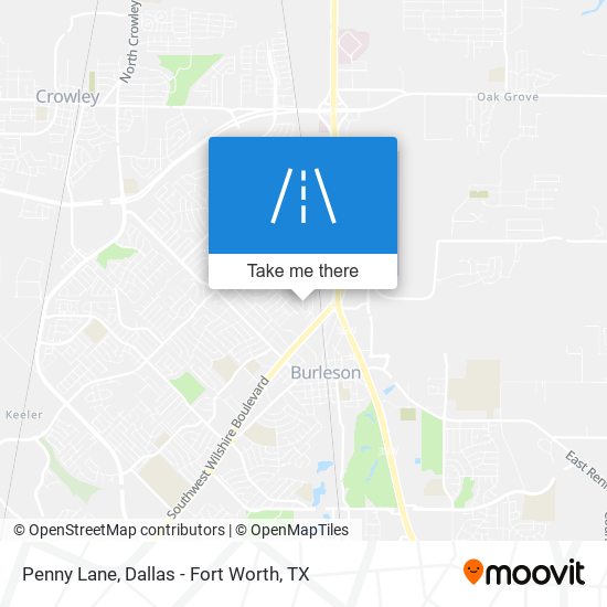 Penny Lane map