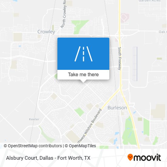Mapa de Alsbury Court