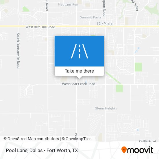 Pool Lane map