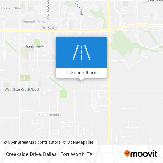 Mapa de Creekside Drive