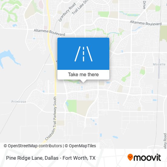 Pine Ridge Lane map
