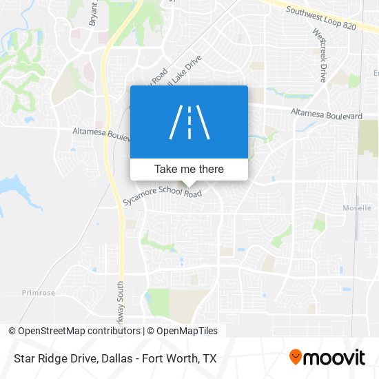 Star Ridge Drive map