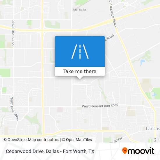 Cedarwood Drive map