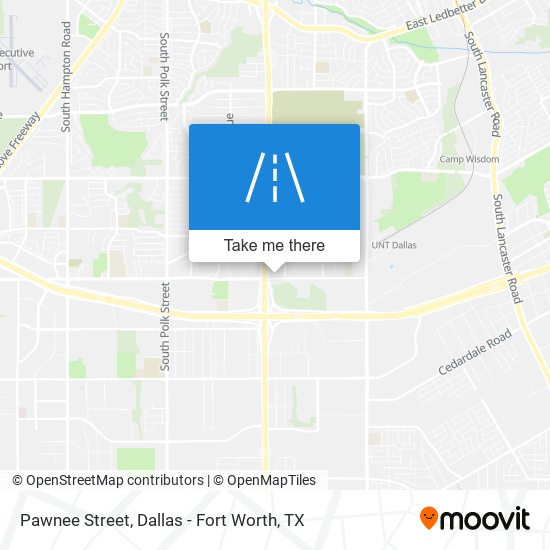 Pawnee Street map