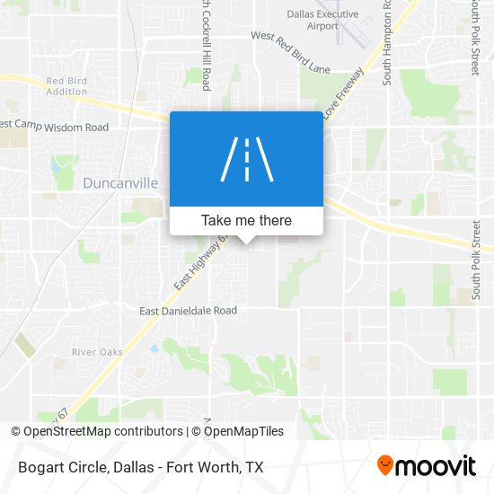 Bogart Circle map