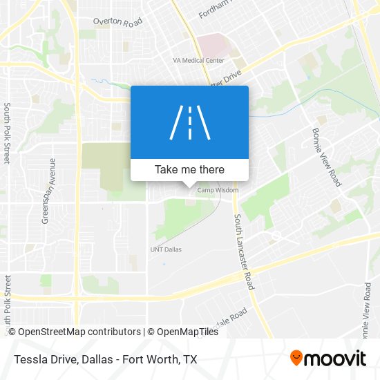 Tessla Drive map