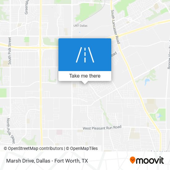 Marsh Drive map