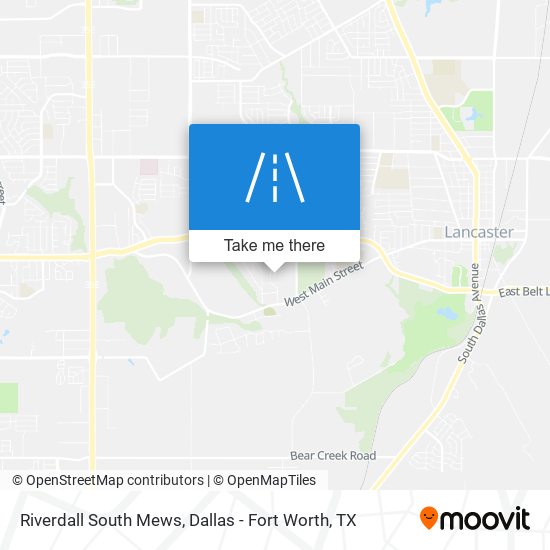 Mapa de Riverdall South Mews