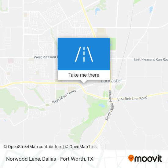 Mapa de Norwood Lane