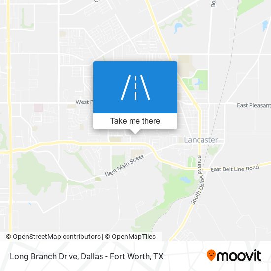 Long Branch Drive map