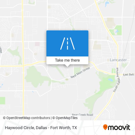 Haywood Circle map