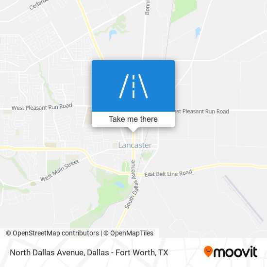 Mapa de North Dallas Avenue