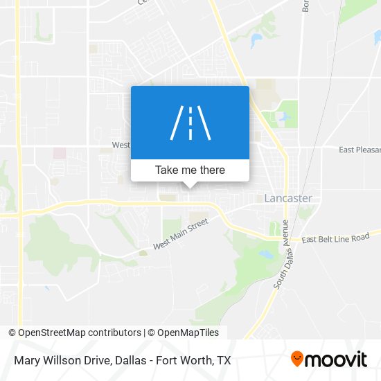 Mary Willson Drive map