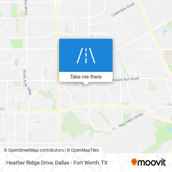 Heather Ridge Drive map
