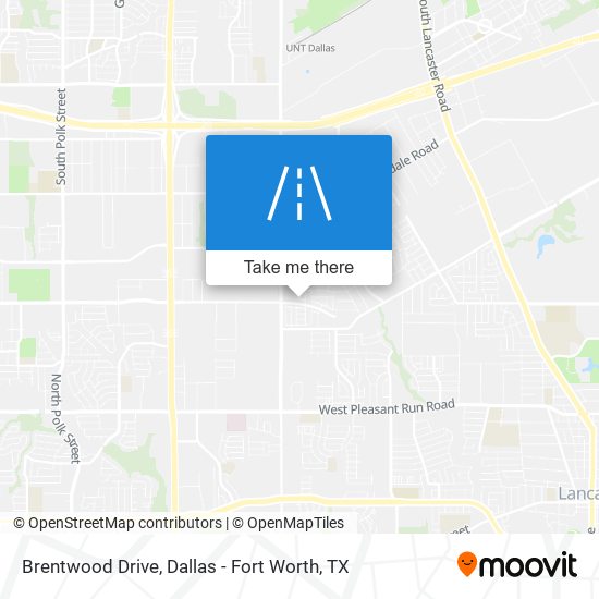 Brentwood Drive map
