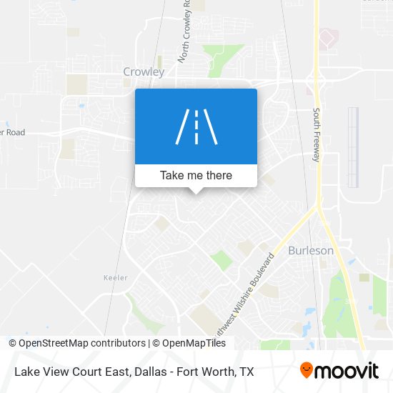 Lake View Court East map