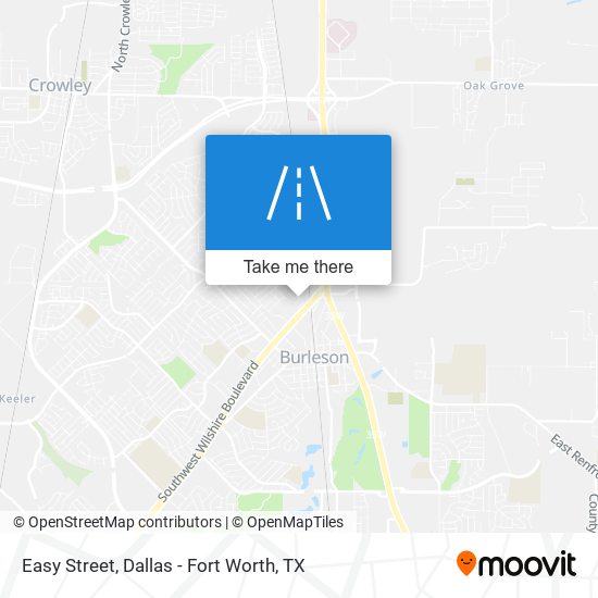 Easy Street map