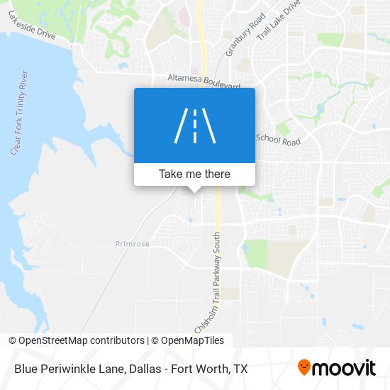 Blue Periwinkle Lane map