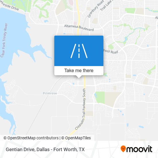 Gentian Drive map