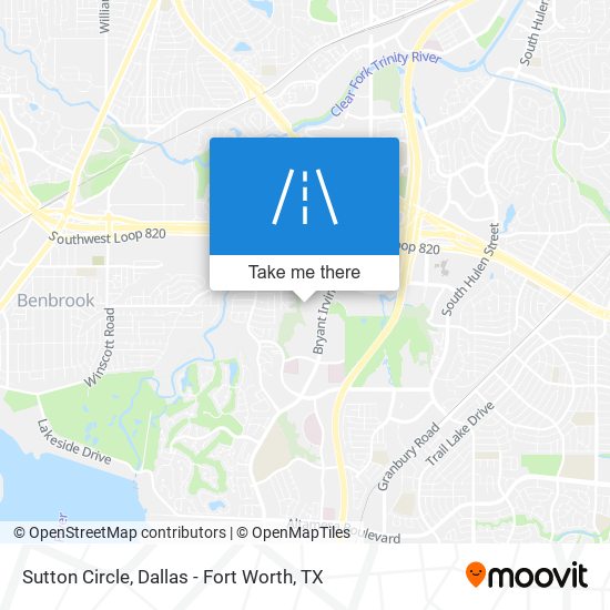Sutton Circle map
