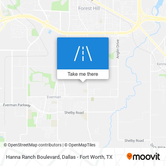 Mapa de Hanna Ranch Boulevard