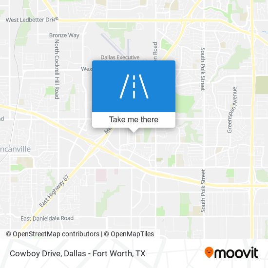Cowboy Drive map