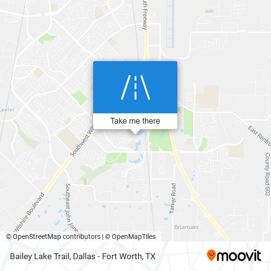 Bailey Lake Trail map