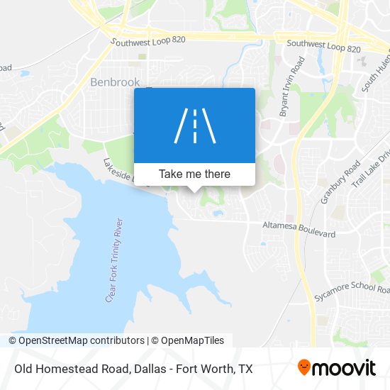 Old Homestead Road map