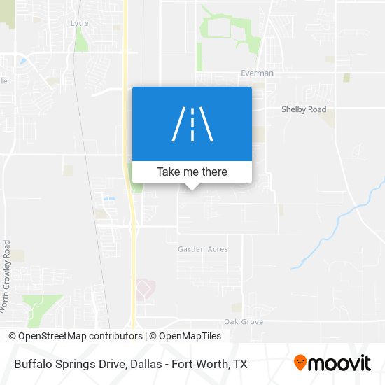 Buffalo Springs Drive map