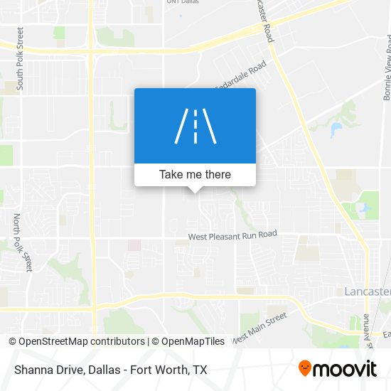 Shanna Drive map