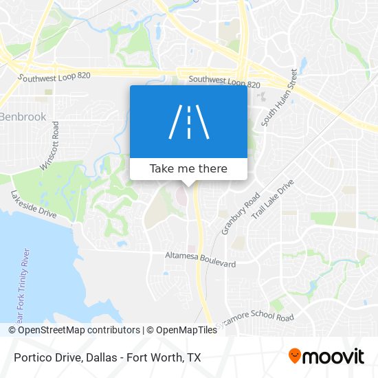 Portico Drive map