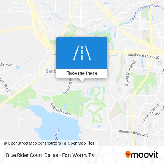 Blue Rider Court map