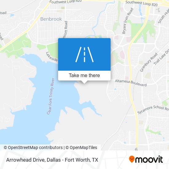 Arrowhead Drive map