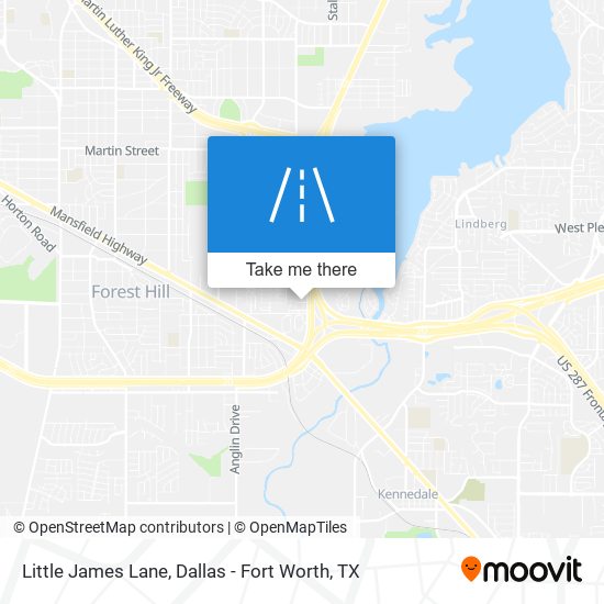 Mapa de Little James Lane