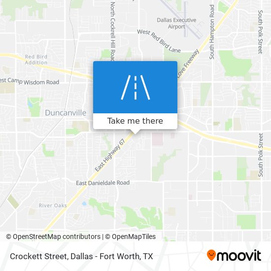 Crockett Street map