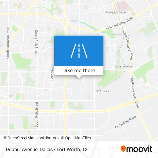 Depaul Avenue map