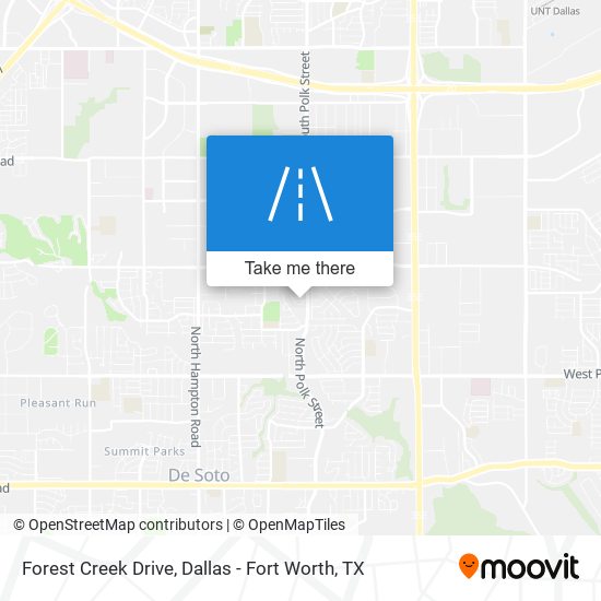 Mapa de Forest Creek Drive