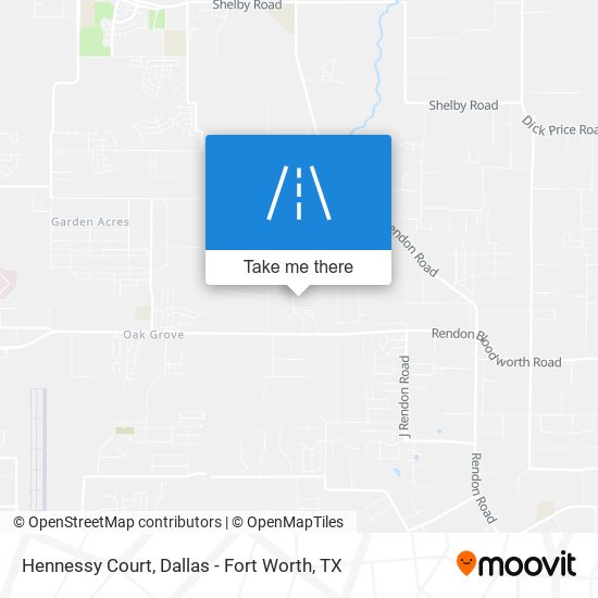 Hennessy Court map