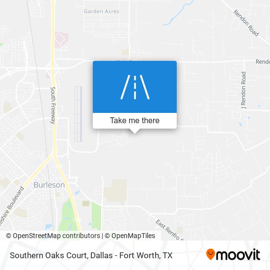 Southern Oaks Court map