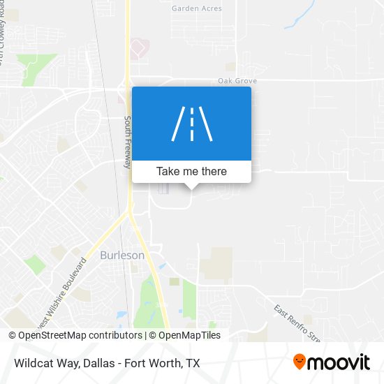 Mapa de Wildcat Way