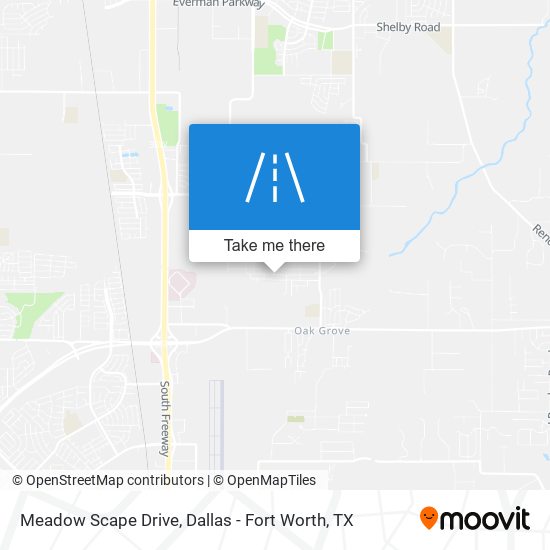 Mapa de Meadow Scape Drive