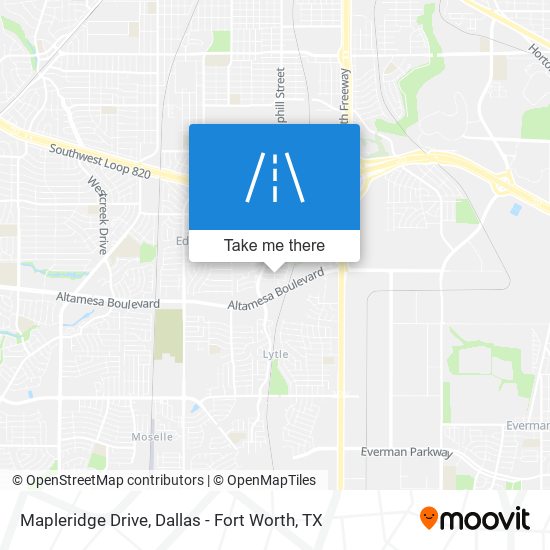Mapleridge Drive map