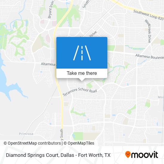 Diamond Springs Court map