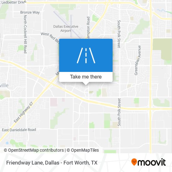 Friendway Lane map